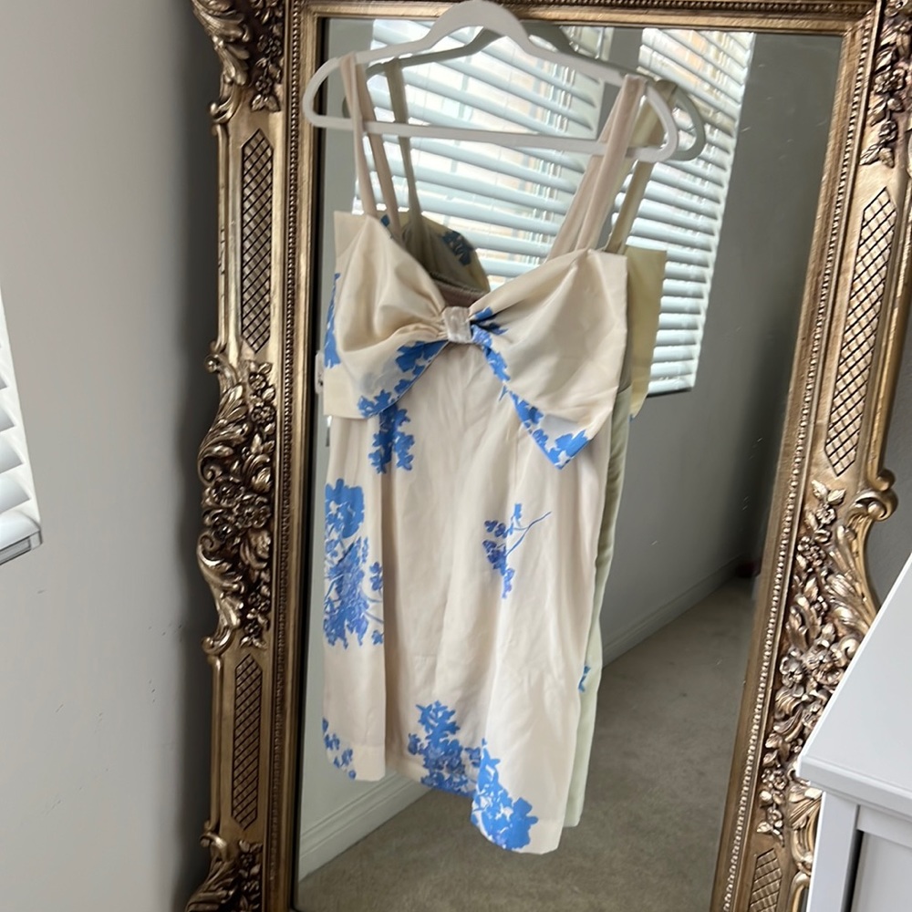 New Free People Tie a Bow Mini Dress Size: M
